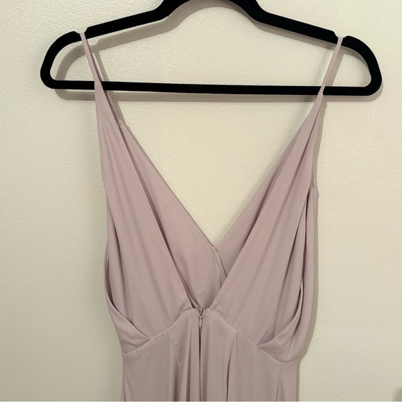 Lush Purple Ruched Wrap Maxi Dress XS‎ - Picture 4 of 8
